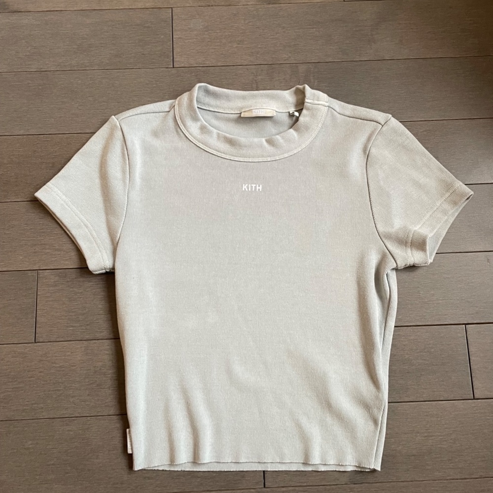 Kith Cropped Baby Tee - Blue (S)